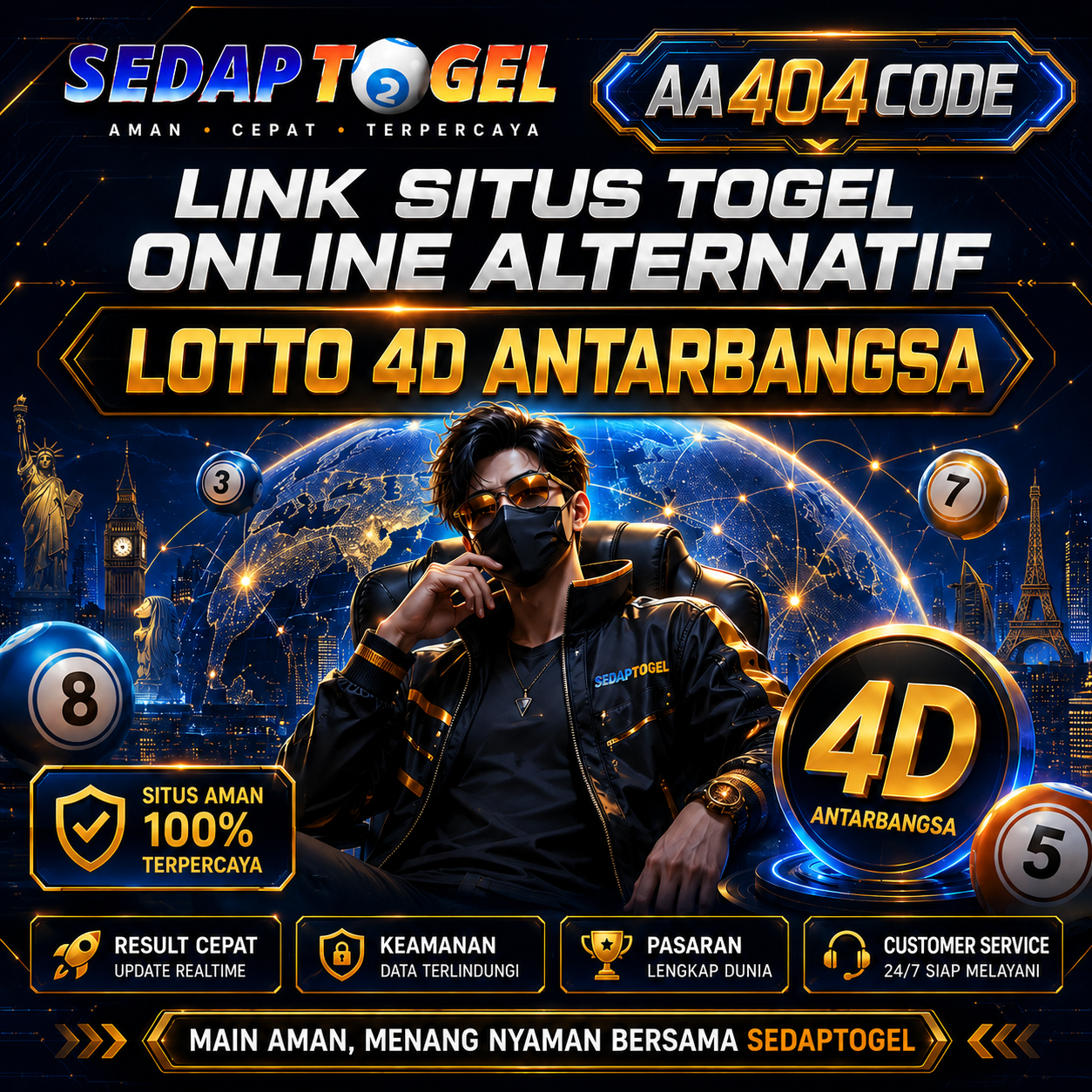 SEDAPTOGEL $ Link Situs Togel Online Alternatif Lotto 4D Antarbangsa